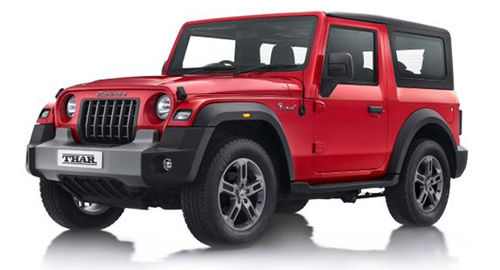 Mahindra Thar Auto (Convertible) Car Rental in Goa