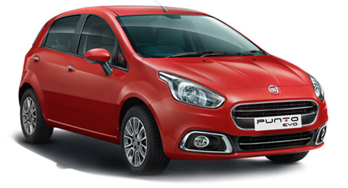 Fiat Punto EVO Car Rental in Goa